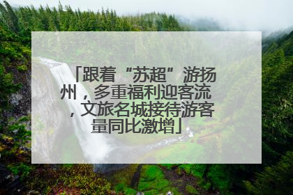 跟着“苏超”游扬州，多重福利迎客流，文旅名城接待游客量同比激增