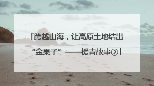 跨越山海，让高原土地结出“金果子”——援青故事②
