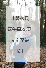 邻水县：端午享安康 无毒幸福长