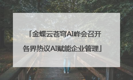 金蝶云苍穹AI峰会召开 各界热议AI赋能企业管理