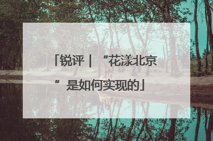 锐评｜“花漾北京”是如何实现的