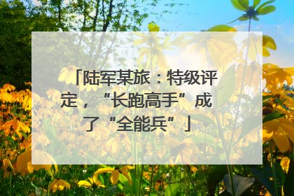 陆军某旅：特级评定，“长跑高手”成了“全能兵”