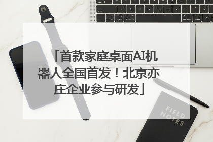 首款家庭桌面AI机器人全国首发！北京亦庄企业参与研发