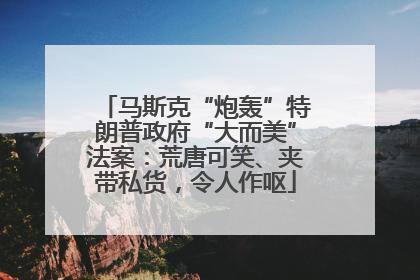 马斯克“炮轰”特朗普政府“大而美”法案：荒唐可笑、夹带私货，令人作呕