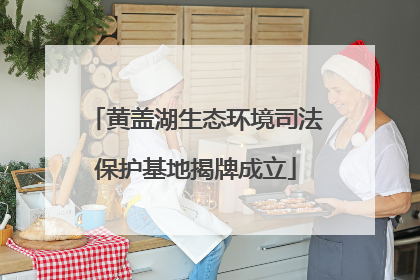 黄盖湖生态环境司法保护基地揭牌成立