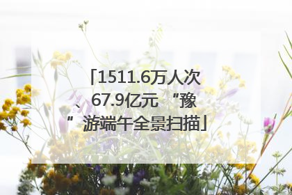 1511.6万人次、67.9亿元 “豫”游端午全景扫描