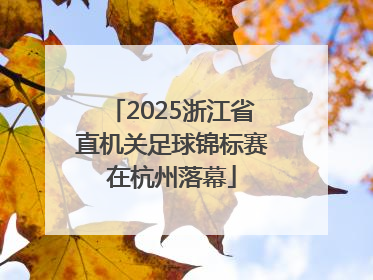 2025浙江省直机关足球锦标赛在杭州落幕