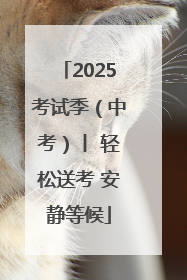 2025考试季（中考）丨 轻松送考 安静等候