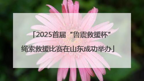 2025首届“鲁震救援杯”绳索救援比赛在山东成功举办